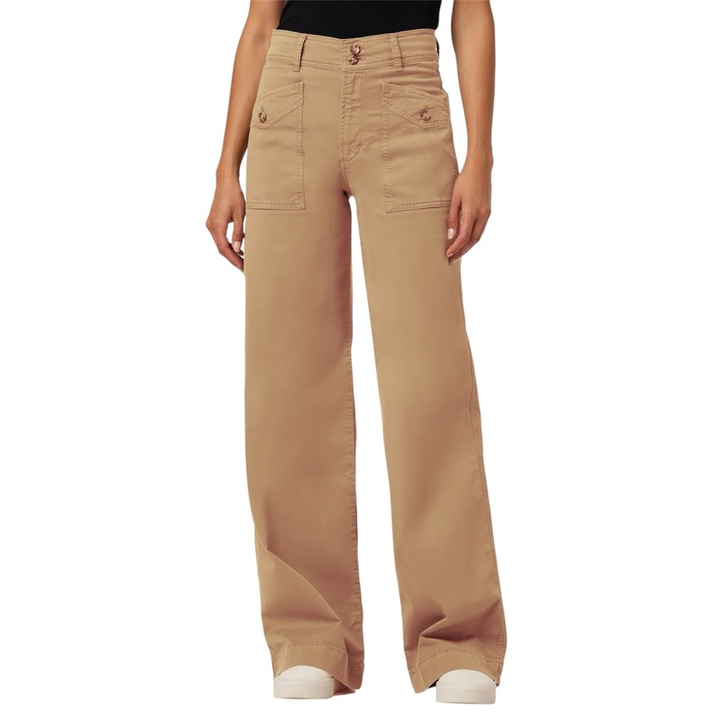 Joe’s Jeans The Premium Cargo Wide-Leg Pants in Tannin